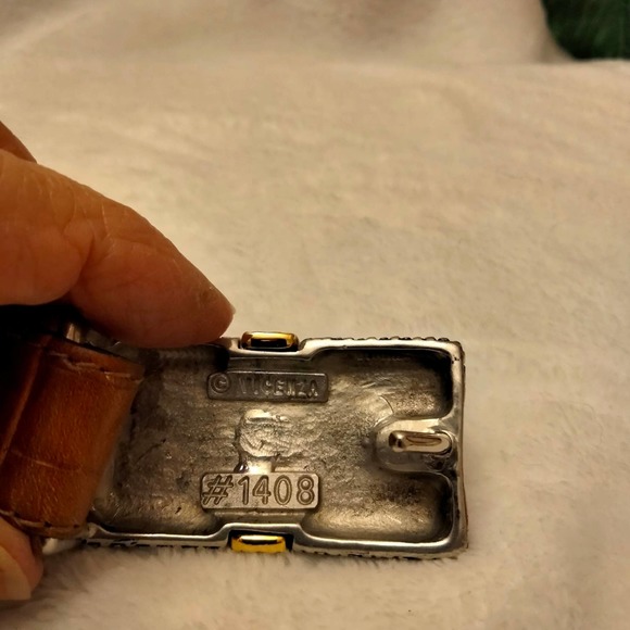 Vintage Vicenza genuine Italian leather belt